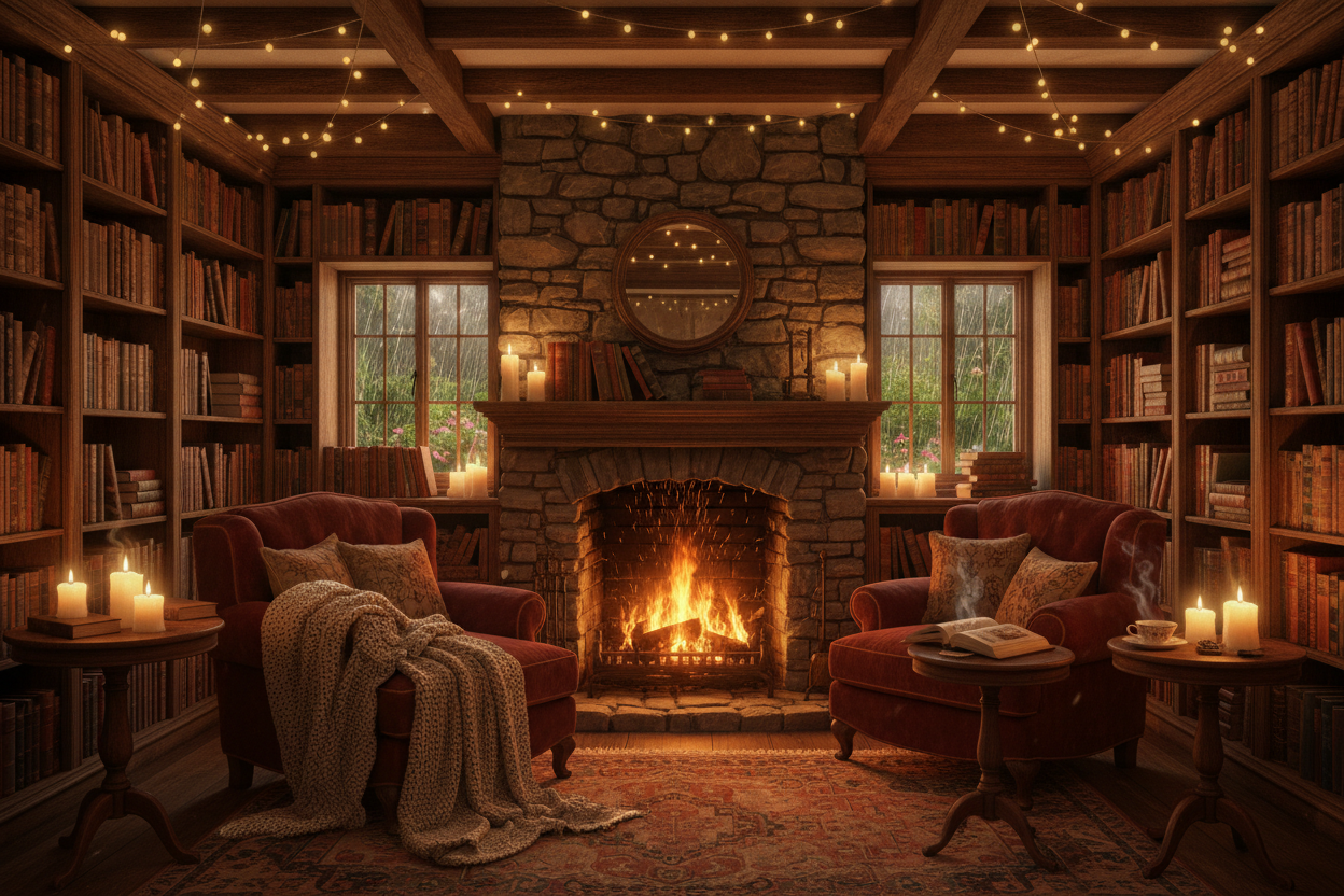 Cozy Cottage Library